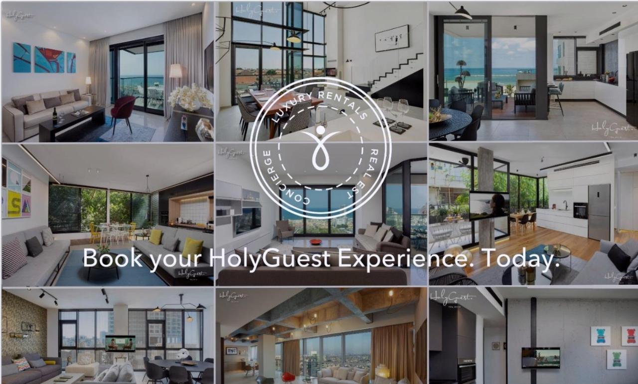 Florentine 2Br With Sea View By Holyguest เทลอาวีฟ ภายนอก รูปภาพ